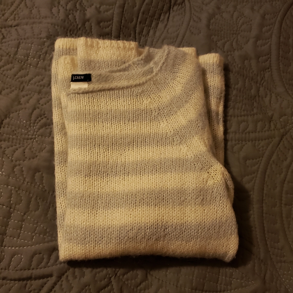 J Crew Mohair Mixed Wool Sweater